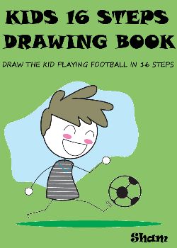 Kids 16 steps drawing book